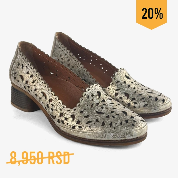 Ženske kožne cipele 635-19